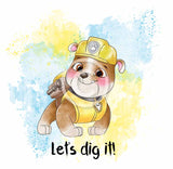 FABArt Design - Showcase SA Designer FAB-ANON - Puppies at Play Panels (Multiple Options - PLS SPEAK TO DANNI BEFORE ORDERING - needs to be part of a full metre)