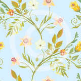 FABArt Design - Showcase SA Designer Carmen Anderson - Narcissus Powder Blue