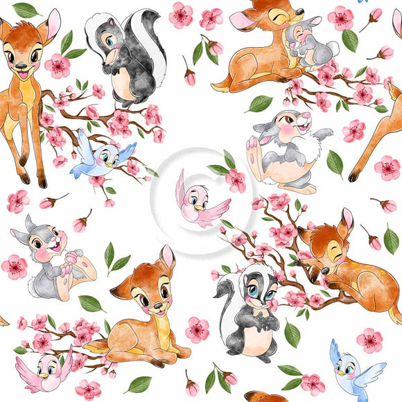 FABArt Design - Showcase SA Designer CB DESIGNS - Deer Bunny Skunk Floral (multiple options)