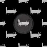 FABArt Design - Showcase SA Designer Shirley Labuschagne - Grey dogs on black