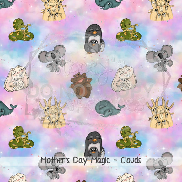 Fabart Design - Showcase Sa Designer Staceys Sketches Mothers Day Magic Clouds Fabric