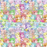 Fabart Design - Showcase Sa Designer Unfabricated Stacked Bears (Printed Without Watermark) Fabric
